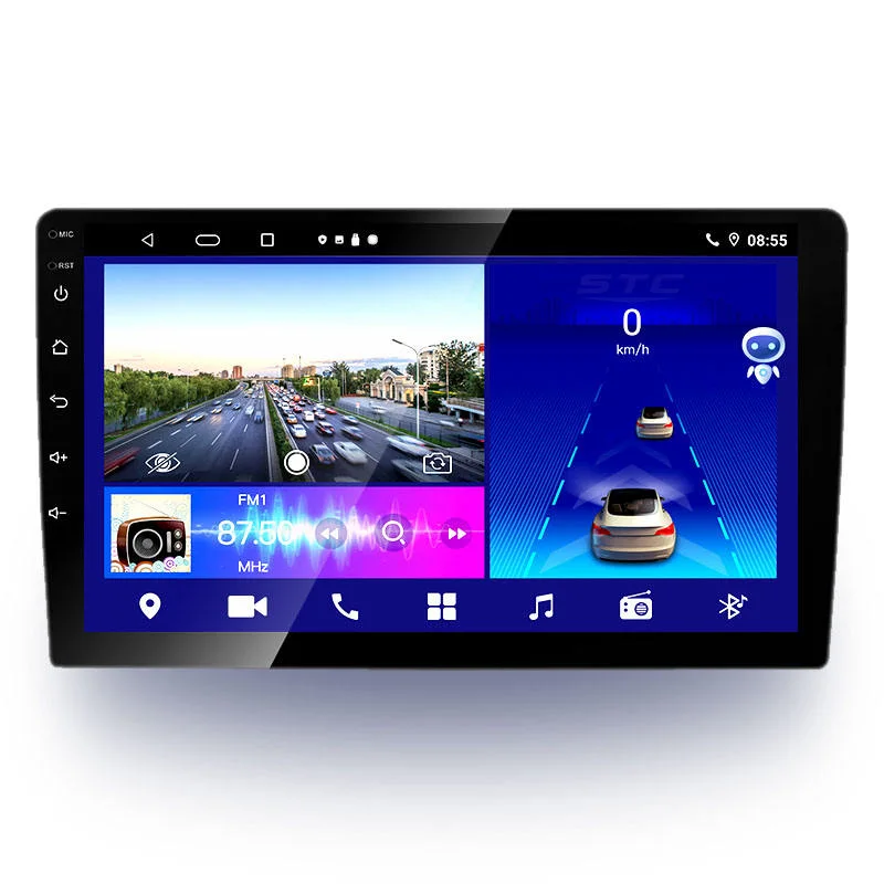 Ecrã táctil do sistema multimédia Android 10.0 de 10.1 polegadas para a Toyota Corolla 2017 2018 GPS Naxigation DSP DVD duplo DIN para carro Leitor