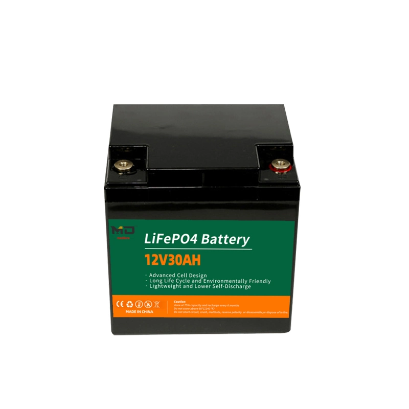 Suministrar directamente de fábrica de Venta caliente12 V 30Ah 18650/26650/32650/32700 LiFePO4 Batería de litio para el Sistema Solar/Banco de potencia /batería del portátil