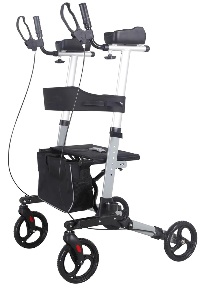Old People Medical Rehabilitation Therapy Rollator Walker