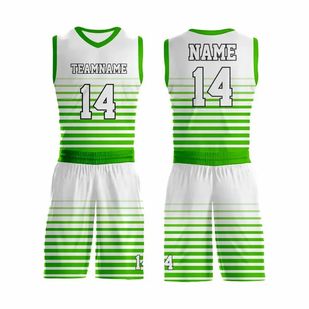 High quality/High cost performance  Custom with Logo Sublimation Sports Wear Clothes Basketball Uniform Men Jersey