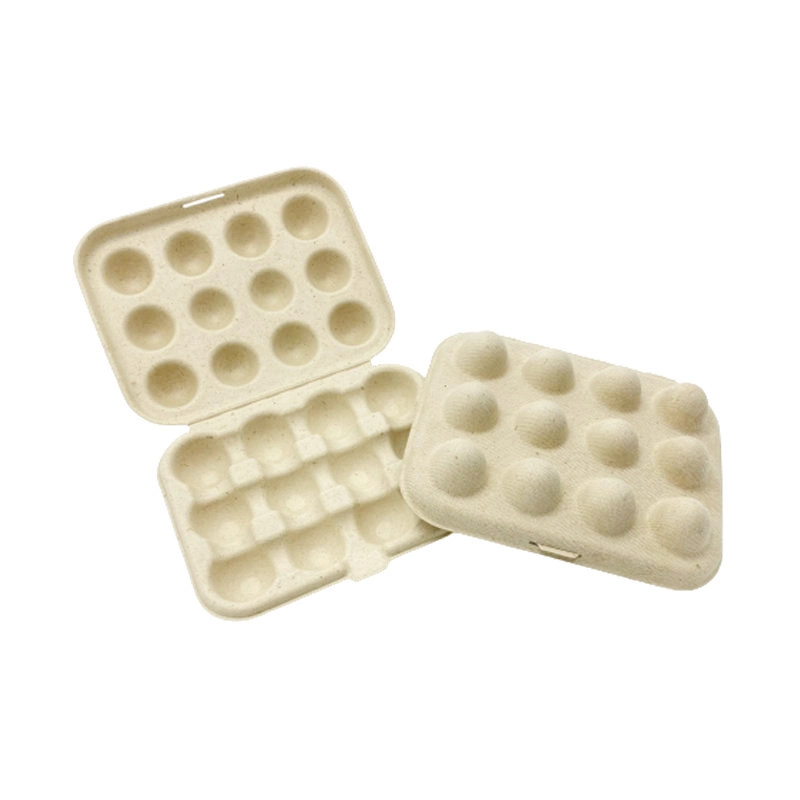 Disposable Quail Egg Box Sugarcane Bagasse Reusable Paper Quail Egg Tray