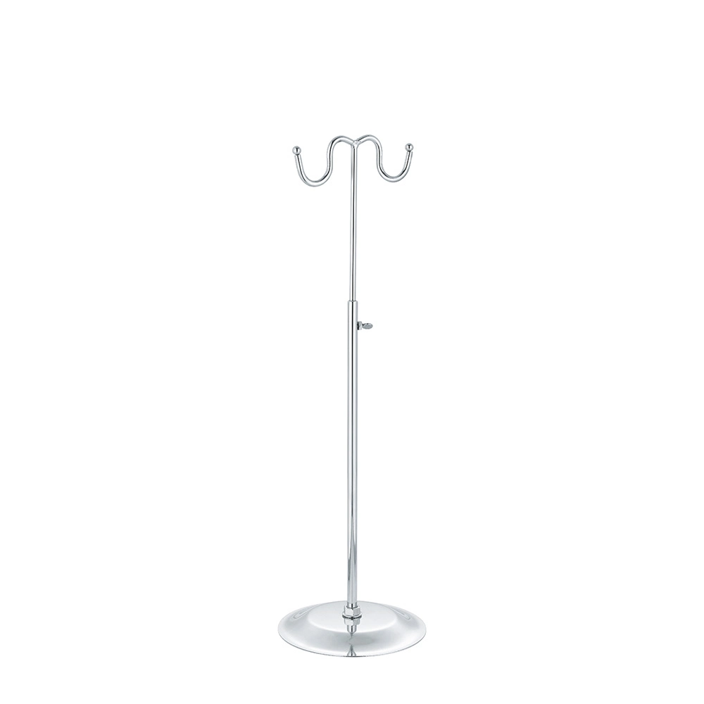 Elegant Countertop Wire Jewelry Display Rack with 3 Tiers