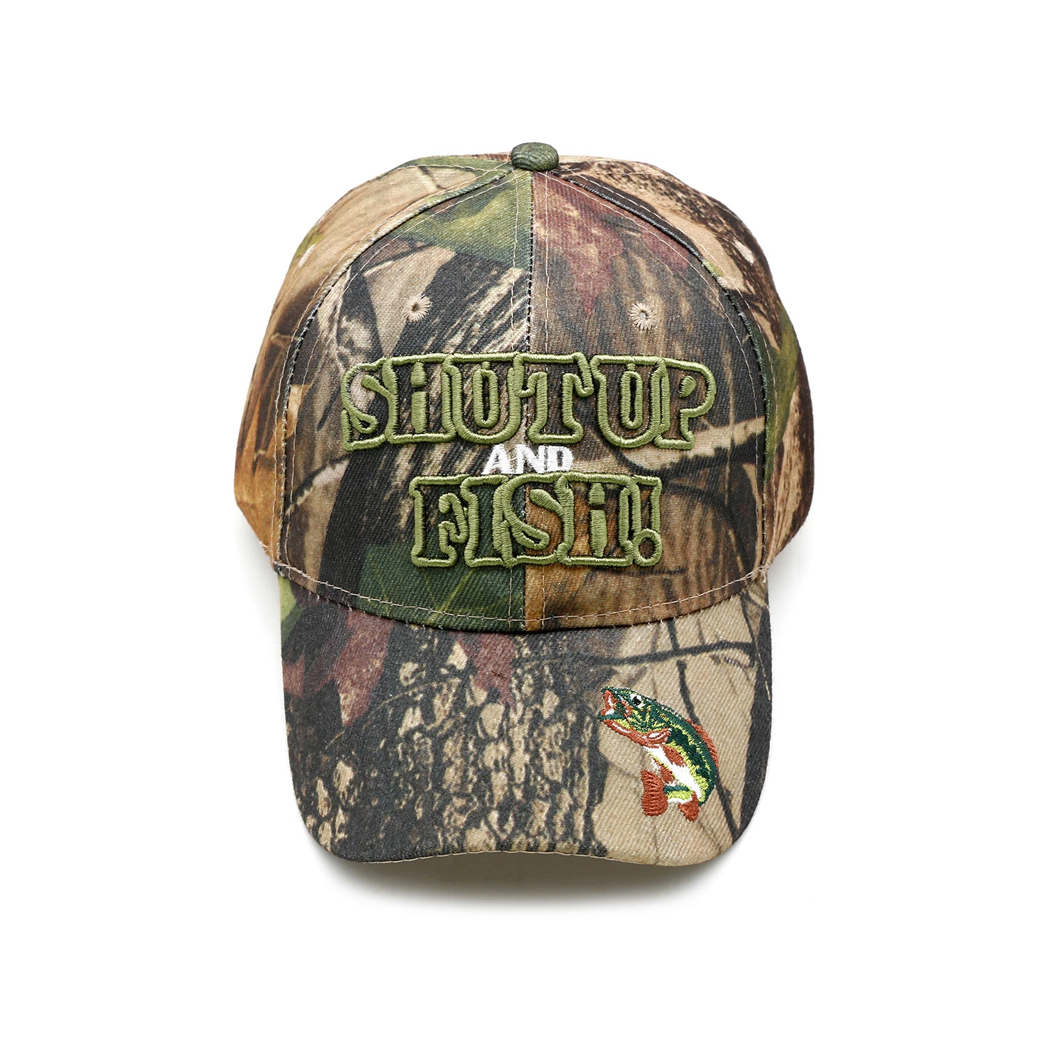 Camouflage Baseball Caps with 3D Embroidry