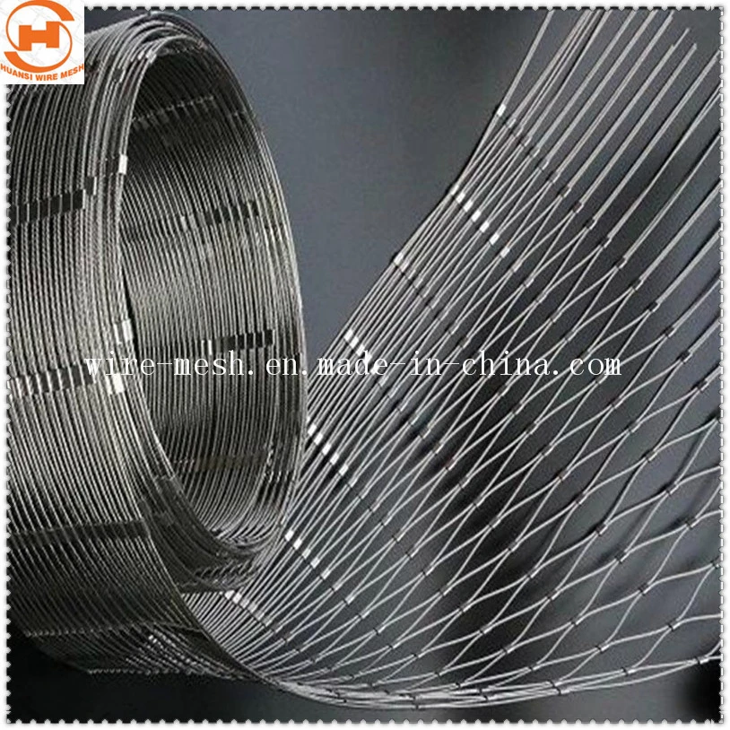 Hand Woven 304 Stainless Steel Rope Decorative Mesh Netting