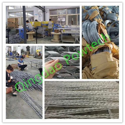 Galvanized Steel Preformed Guy End Guy Grips