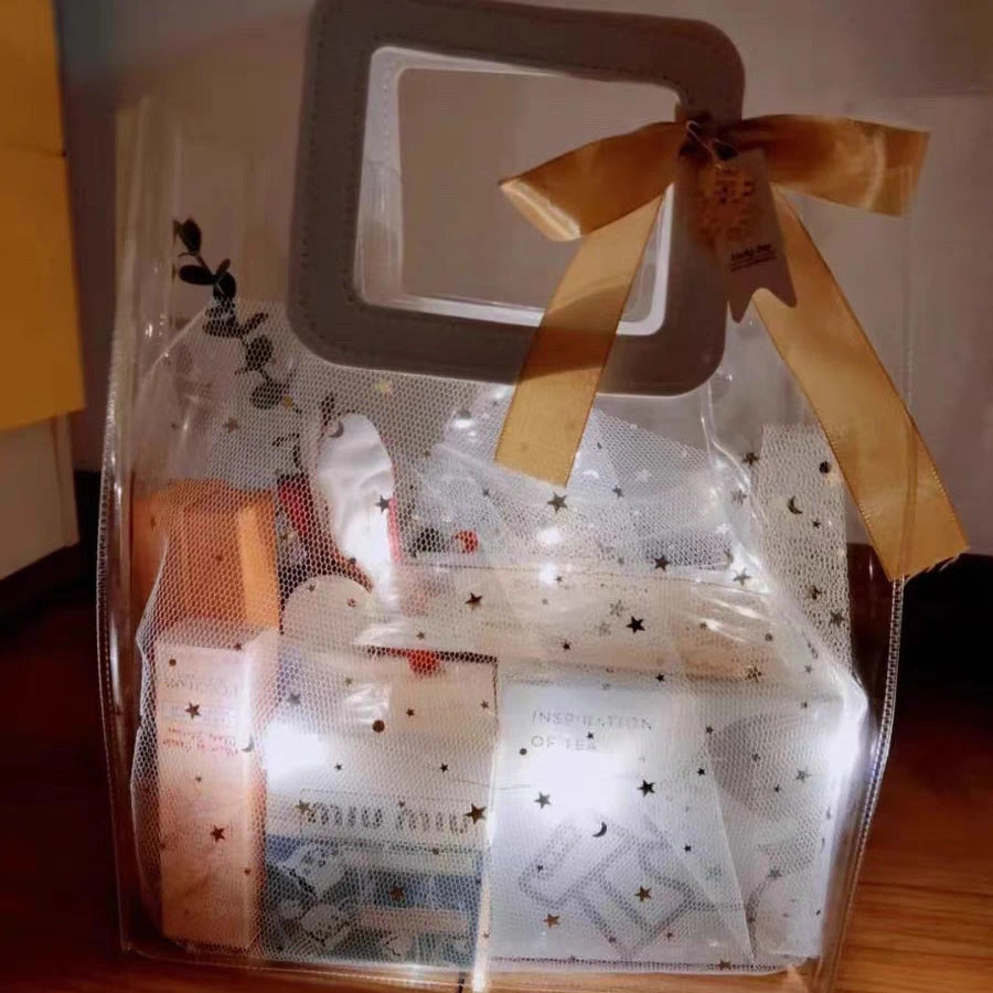 PVC Transparent Hand Bag High-Grade Gift Bag Wedding