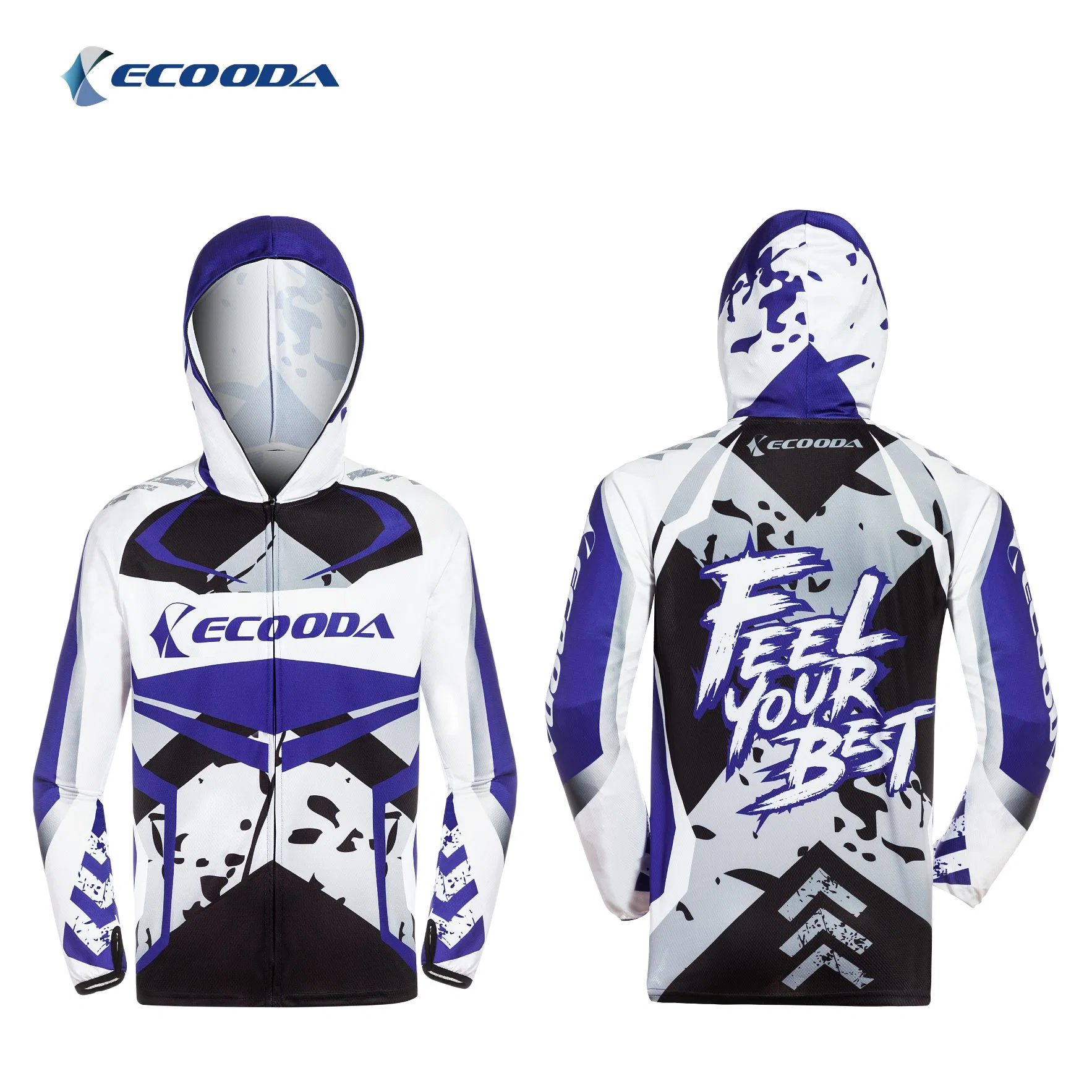 Ecooda Quick Dry Outdoor Fishing Sports Suit Cloth on Sale