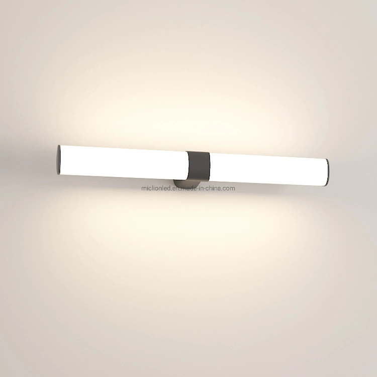 Sala de montaje en pared de fábrica de accesorios de 15W en iluminación LED espejo de la luz de cuarto de baño IP44.