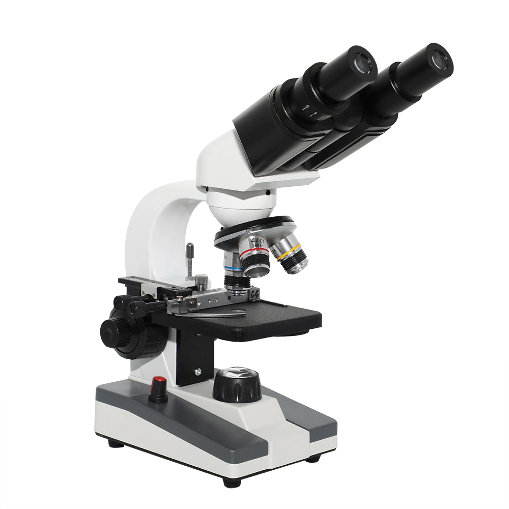 XP902 Binocular Biological Microscope 40-640X LED Light for Students Optical