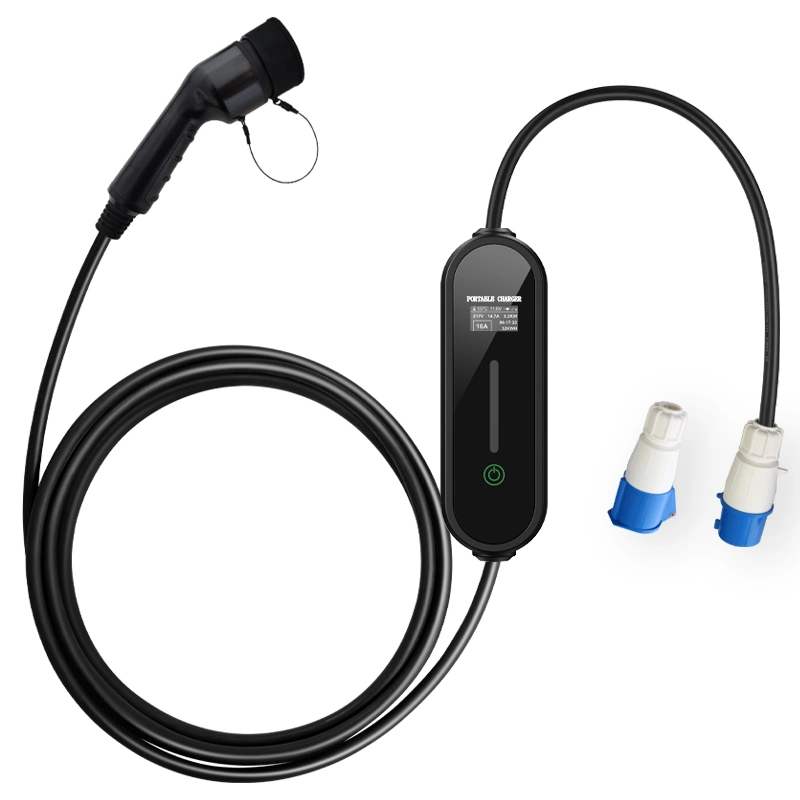 China Hot Sale EU Standard Type 2 Portable EV Charger 32A EV Car Charger