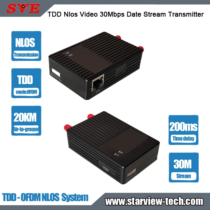 Tdd-Ofdm Nlos Wireless Video 30Mbps Date Stream Transmitter