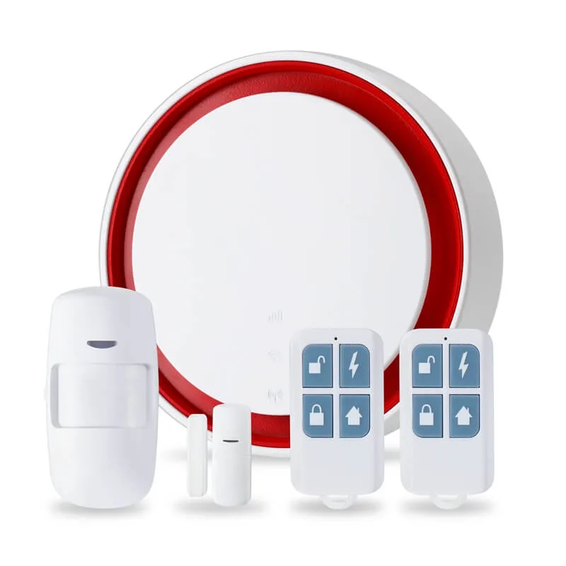 Wholesale/Supplier Newest Tuya APP Wireless WiFi+GSM Security Smart Home Alarm System