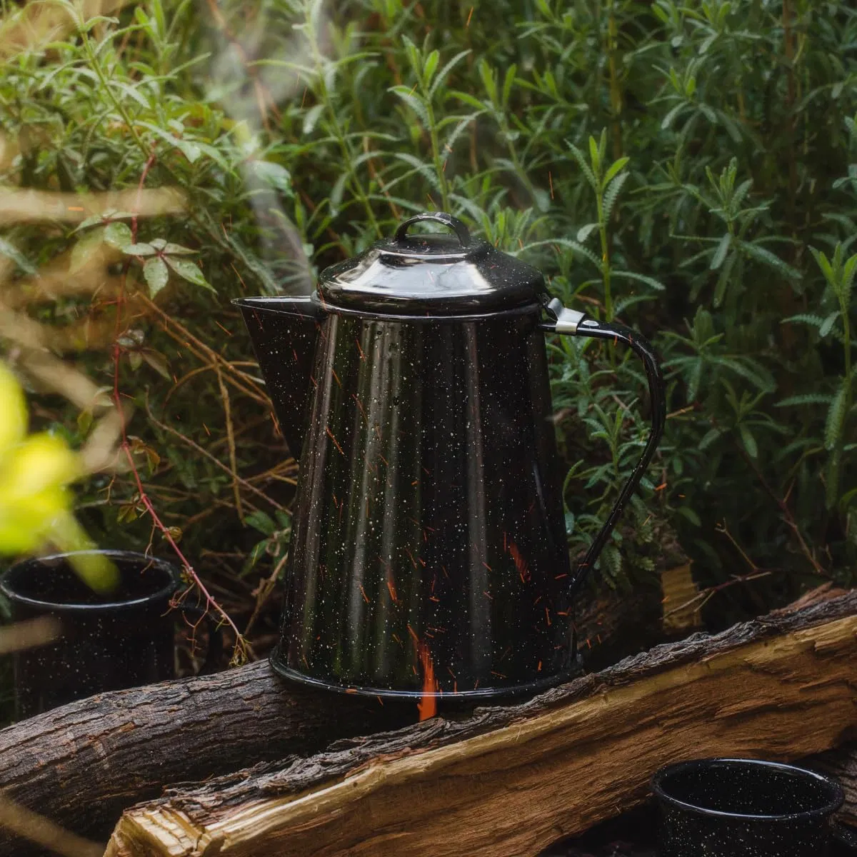 Nuevo diseño Café Caldera Camping calor Café té agua Lavavajillas Kettles seguros