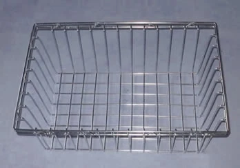 Stainless Steel Sterilization Medical Cleaning Disinfection Laboratory Metal Wire Mesh Instruments Tray Basket