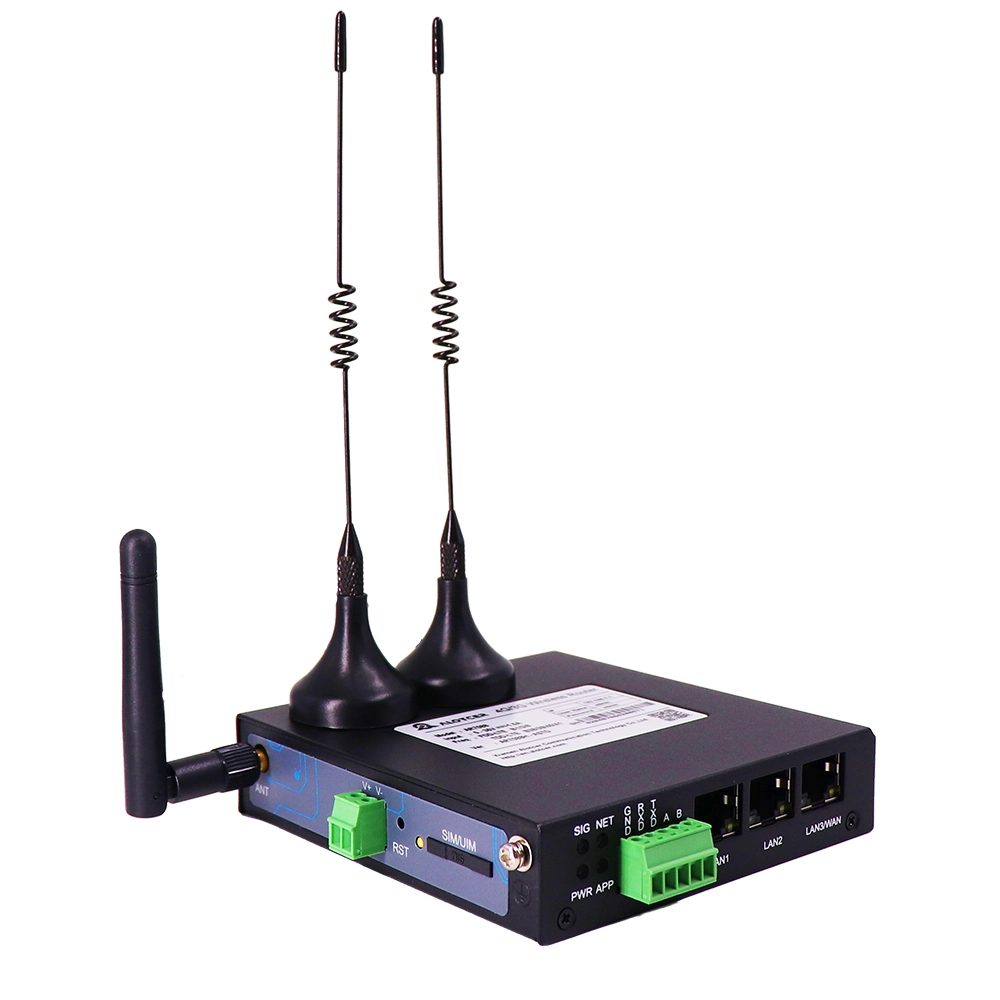 Alotcer Ar7088h Industrial Wireless 3LAN Modem Router with Firewall, VPN, RS232/485, Modbus