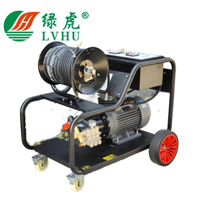 37kw High Pressure Sewer Pipe Cleaning Equipment 200bar Road Cleaning Machine High Pressure Washer