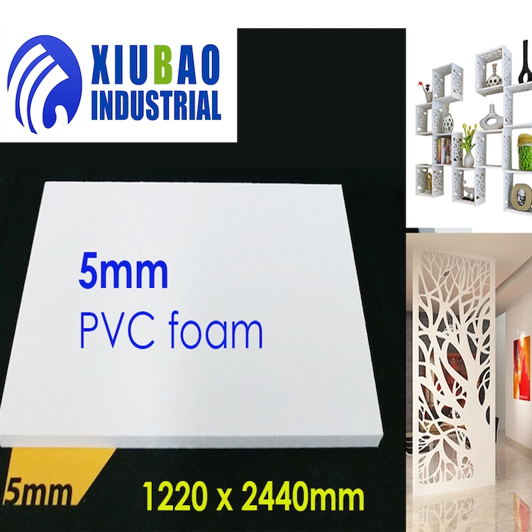 High Density10mm Hard Moistureproof PVC Foam Board for Display Panel