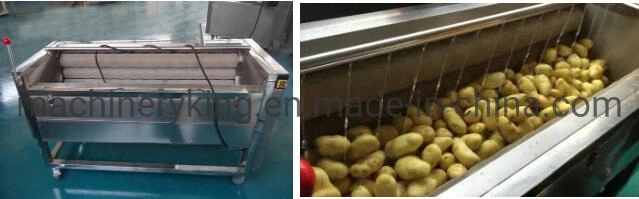 Semi-Automatic Weave Potato Chips Production Line Frozen French Fries Making Machine