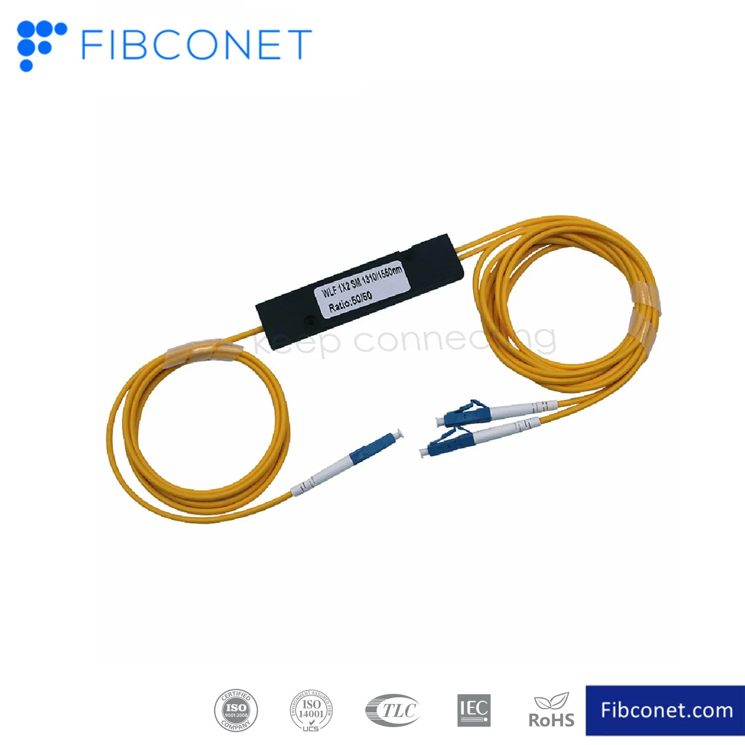 FTTH Fbt разветвитель 1X2 Sm LC 1310/1550 мм сбалансированный оптическое волокно Fbt муфты