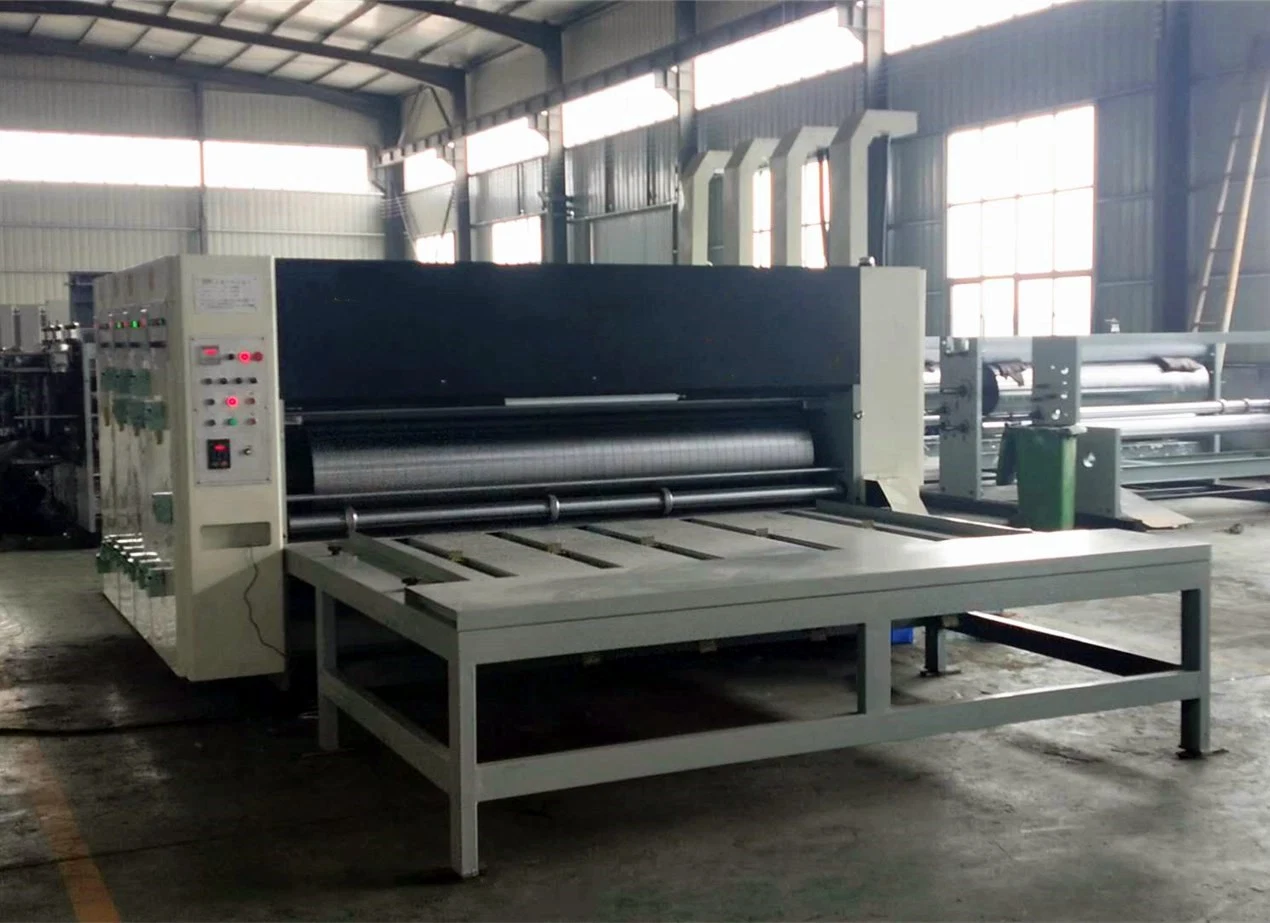 Flexographic Chain Feeding Carton Box Printing Slotting Machine