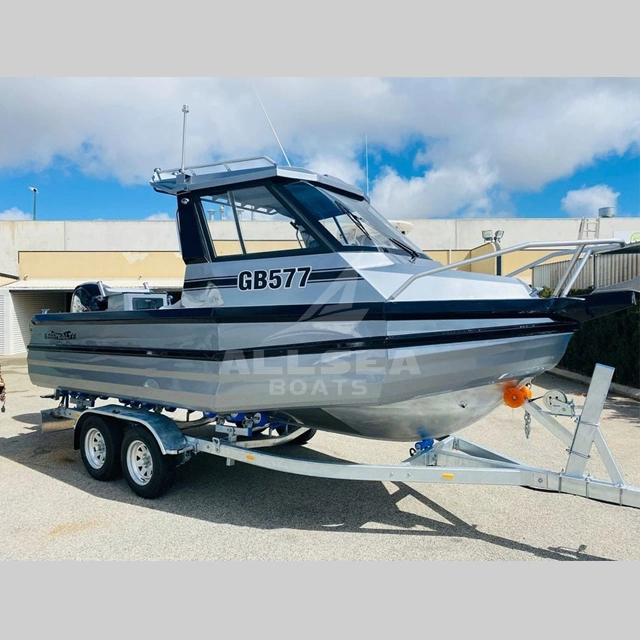 Allsea Hot Sale 6,0m Exfershore aluminio aleación Soldado Pesca Boat Para la venta