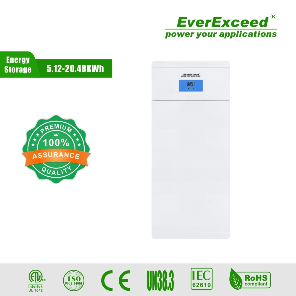 Hot Sale Everexceed 4.8kwh Home All-in-One System Solar Energy Storage Solution Power