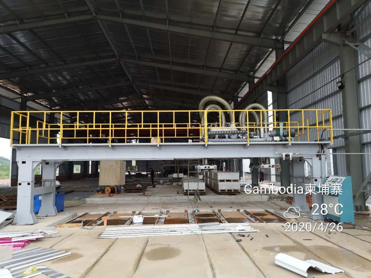 Corrugated Cement Roofing Sheets Production Line