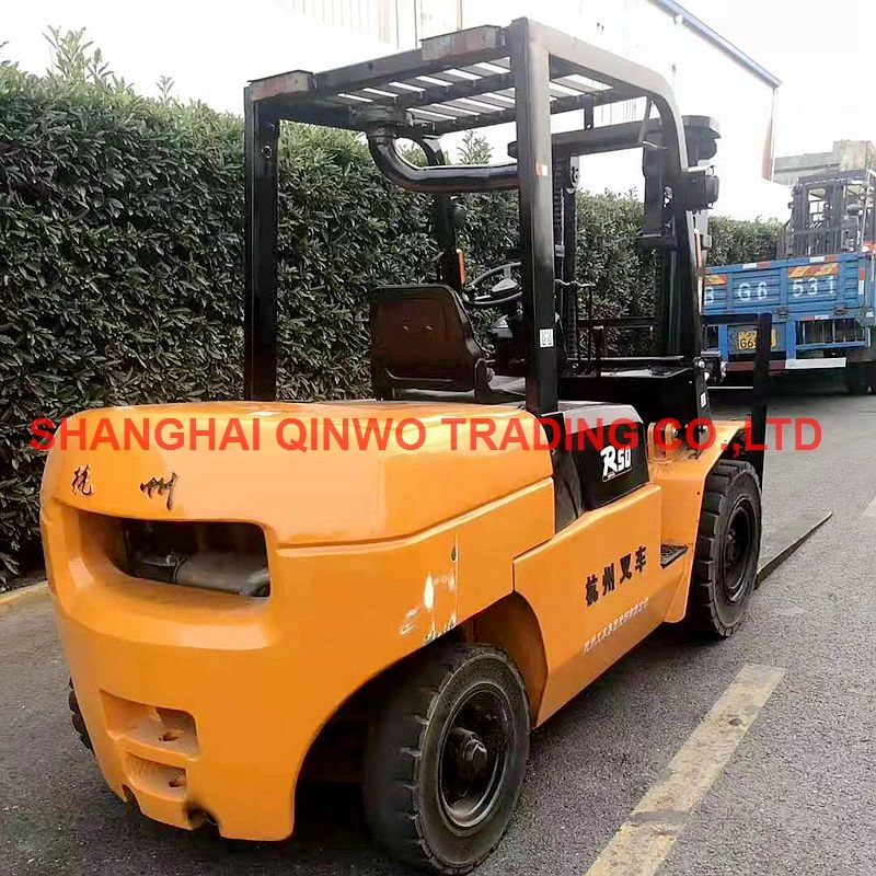 Secondhand Hangzhou Hangcha 5ton Diesel Forklift Truck R50