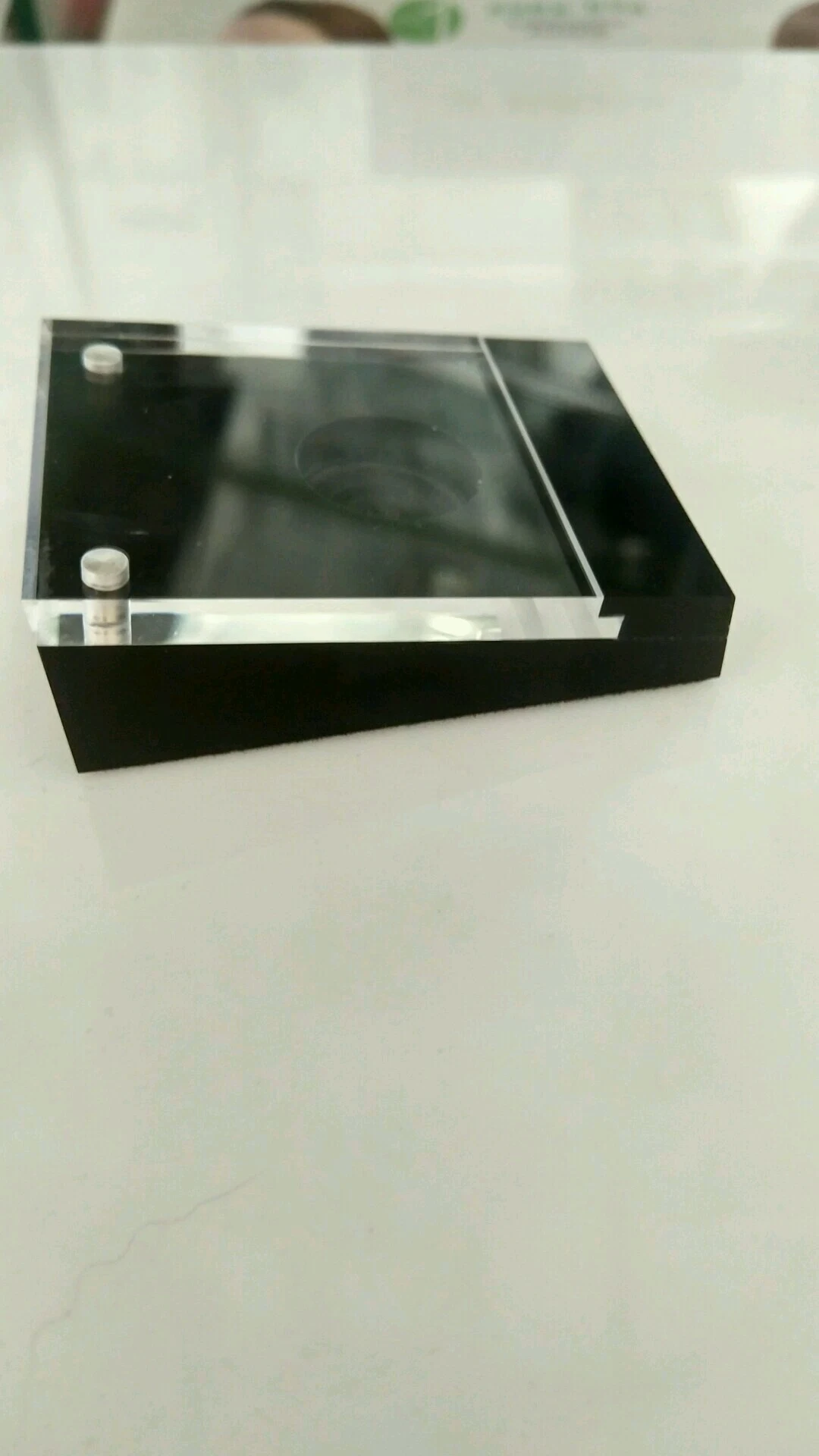 Loose Diamond Gemstone Acrylic Display Storage Box with Magnetic Cover