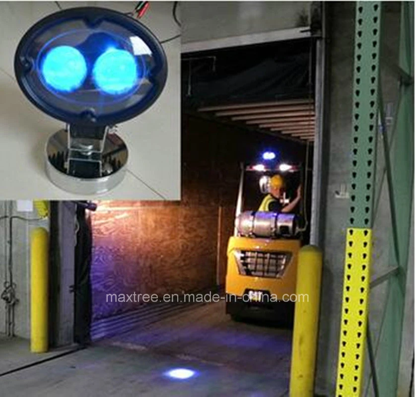 Blue Forklift LED Warning Spotlight - High Brightness 25 Watt 2250 Lumen