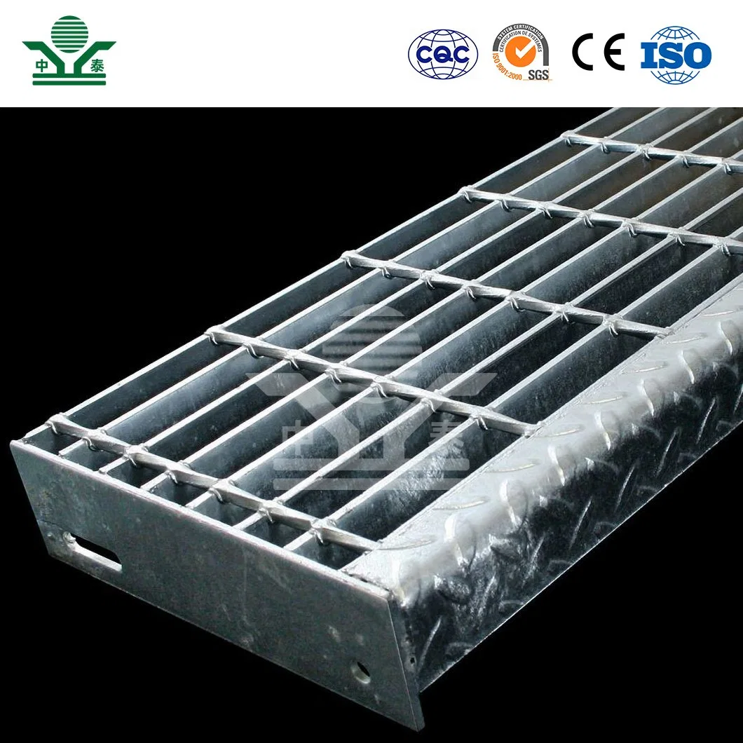 Zhongtai Grate Drains China Manufacturers Swimming Pool Drainage Grates 1 - 1/4 Inch X 1/8 Inch Steel Grating for Drainage