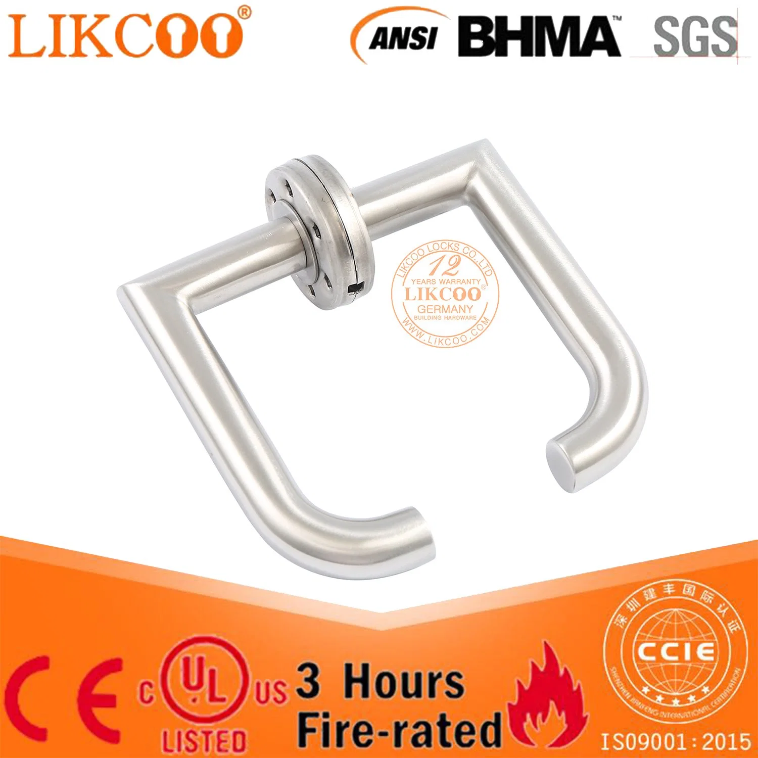 Stainless Steel Lever Casting Handle for Doors