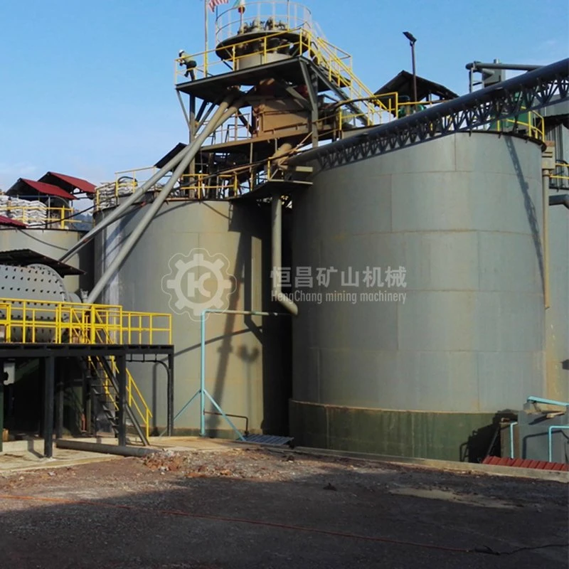 Maquinaria de minería de oro de bajo coste del depósito de la lixiviación de oro CIL de carbón vegetal en la planta de lixiviación