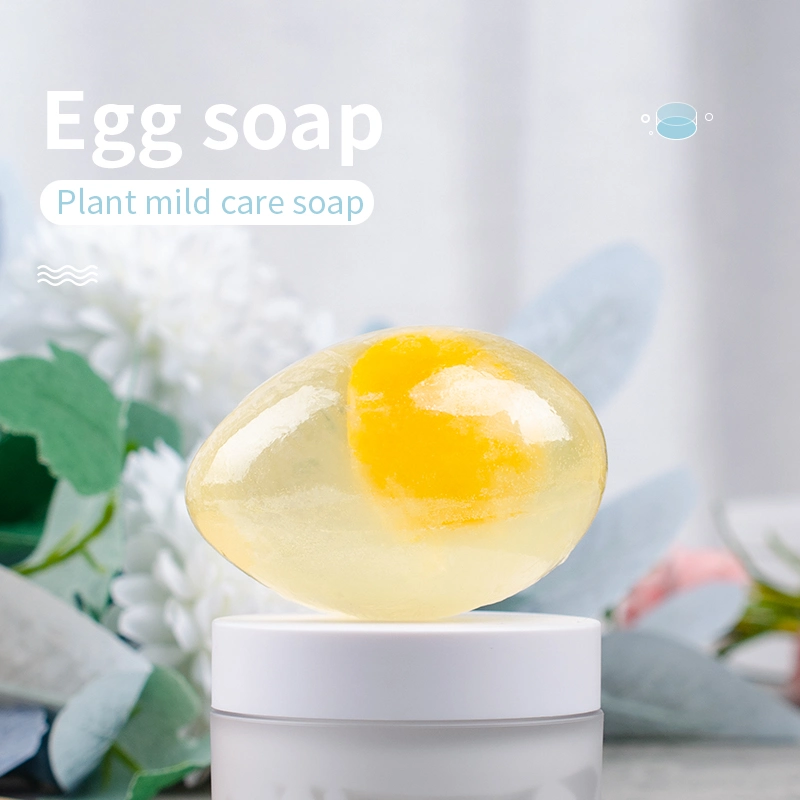 Aixin Private Label Egg Shape Seife für Gesicht und Körper Whitening Reinigungsstange Handgefertigte Collagen Egg Soap