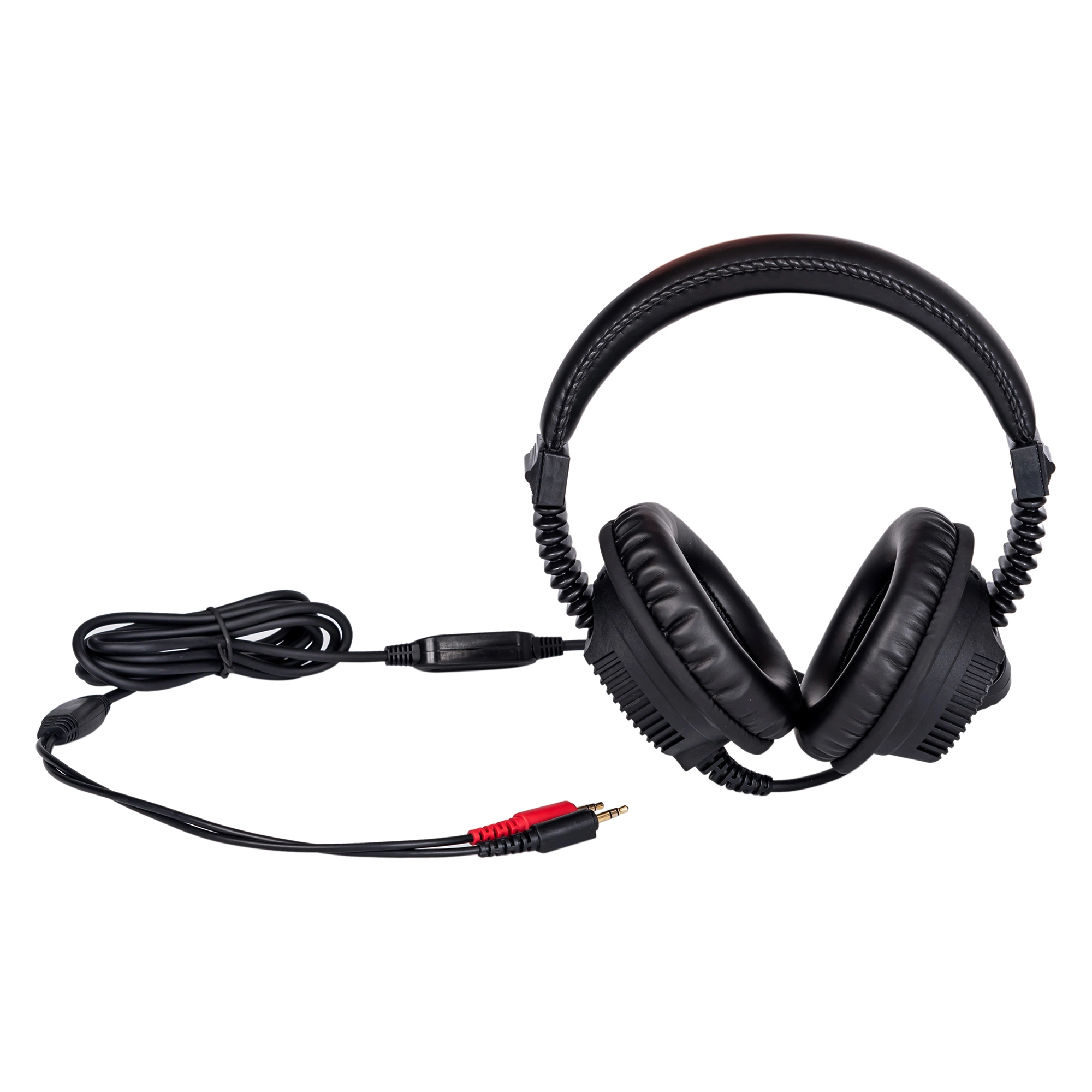 Headset 3.5mm Language Lab Over Ear Headphone CE RoHS OEM Available for Language Computer Lab Wired Cable USB Stereo Noise Canceling