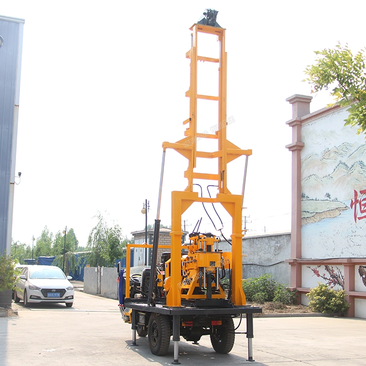 Geological Coring Drilling 160m Depth Tricycle Deep Well Rig