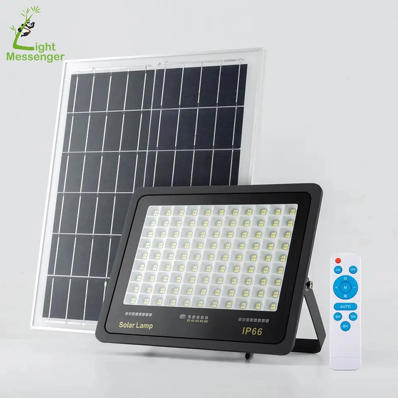 Light Messenger Factory Directly Outdoor Decoration Garden Courtyard Home Waterproof IP66 Solar Power Flood Light