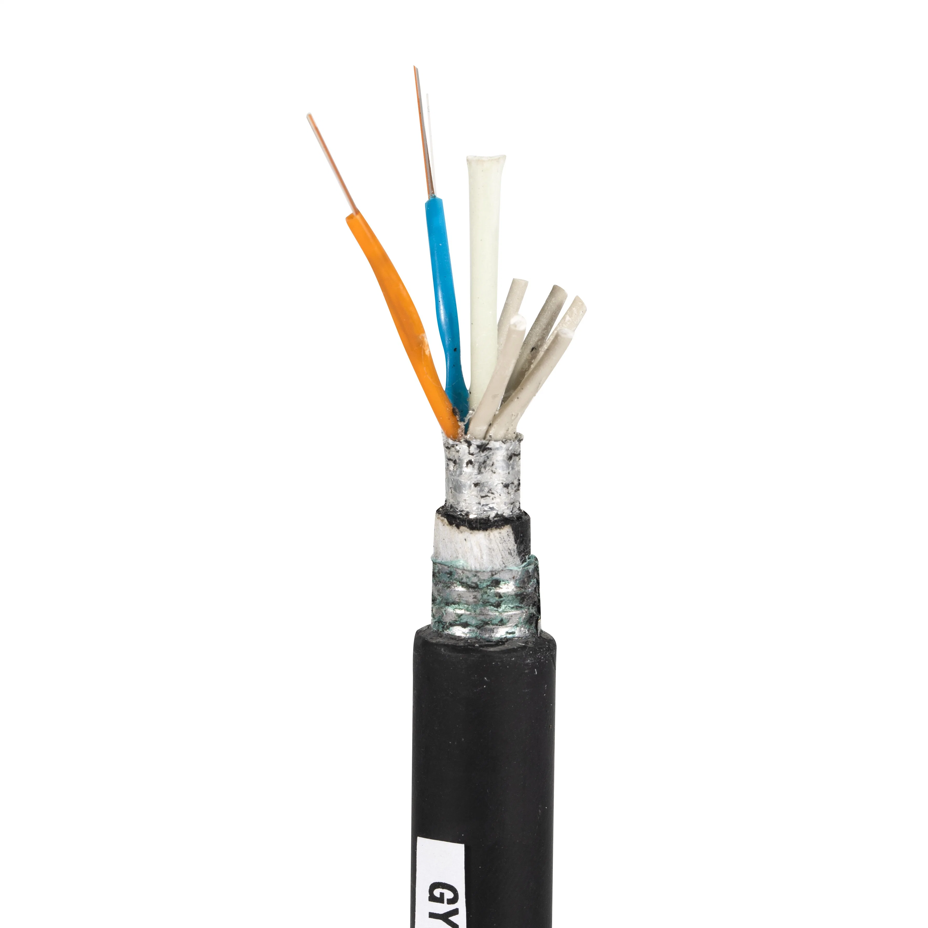 Singlemode 24 144 Core GYTS Glasfaserkommunikation für den Außenbereich Kabel