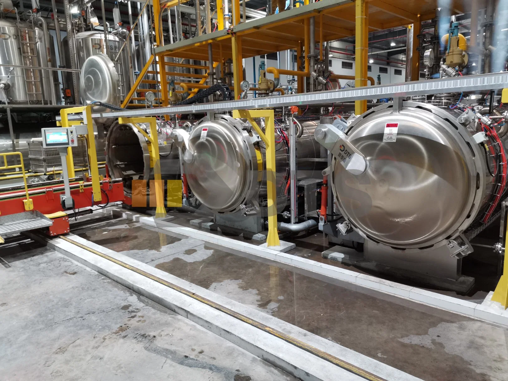 High quality/High cost performance  Vertical Retort/Autoclave/Sterilizer System for Food and Beverage Large Scale Sterilization From Dts Manufacture