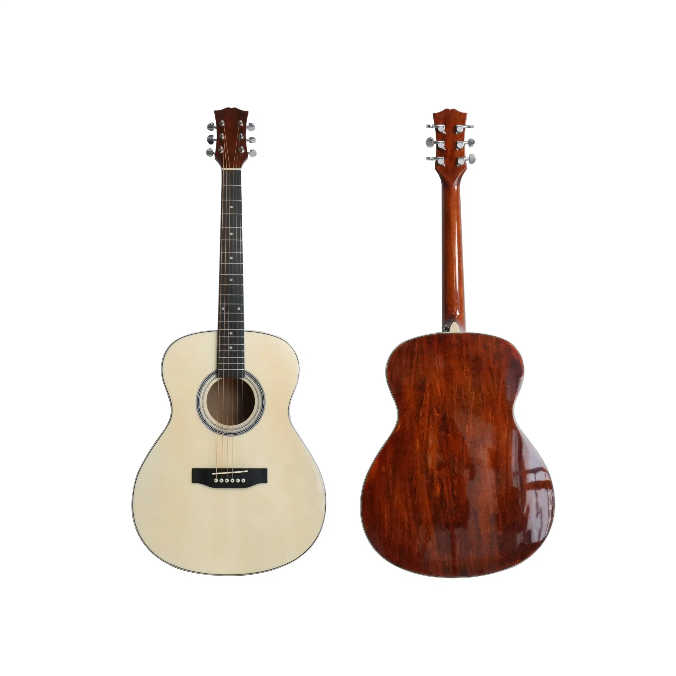 Hot Sale OEM Customized All Laminate Basswood 12 String Acoustic Guitar with Spruce (A Grade) Body