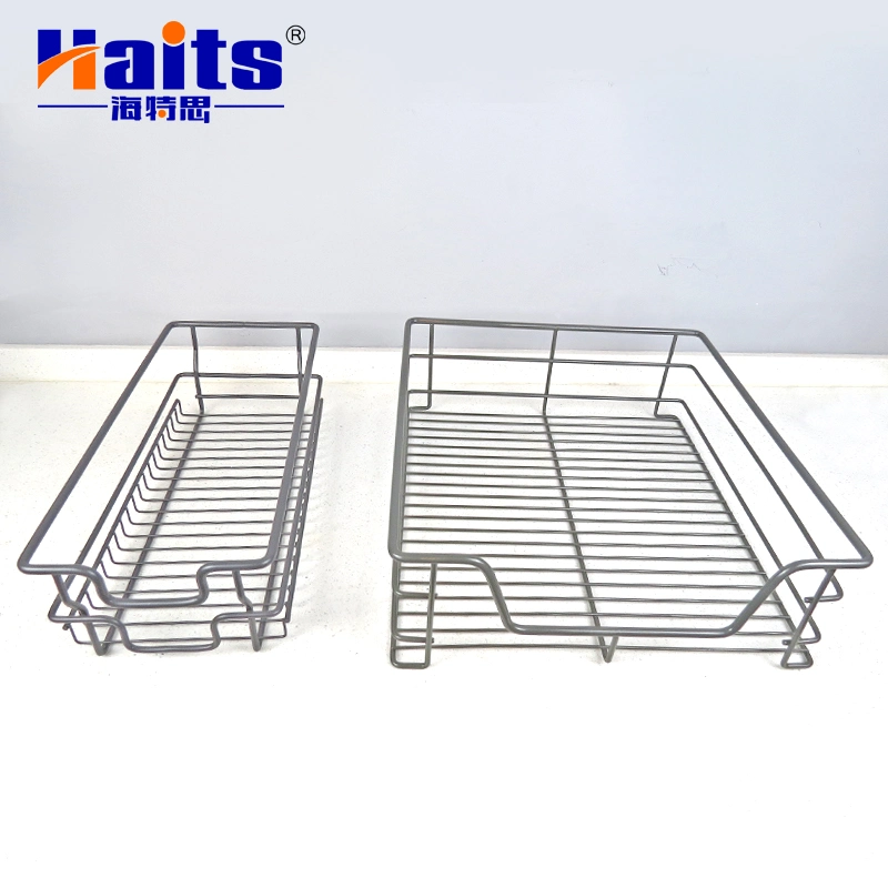 Kitchen Pull out Drawer Slide with Wire Basket