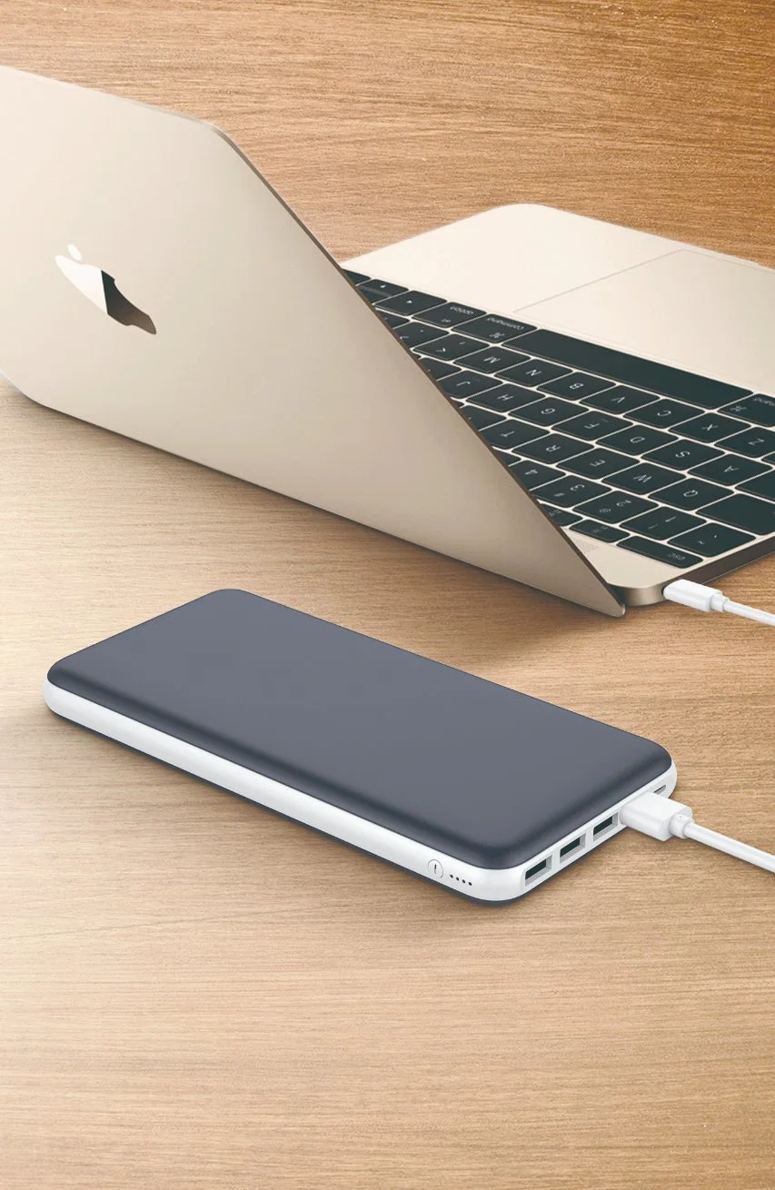 30000mAh 5V 3A Big Capacity Type-C USB Lightning Ports Power Bank for Mobiles and Laptop