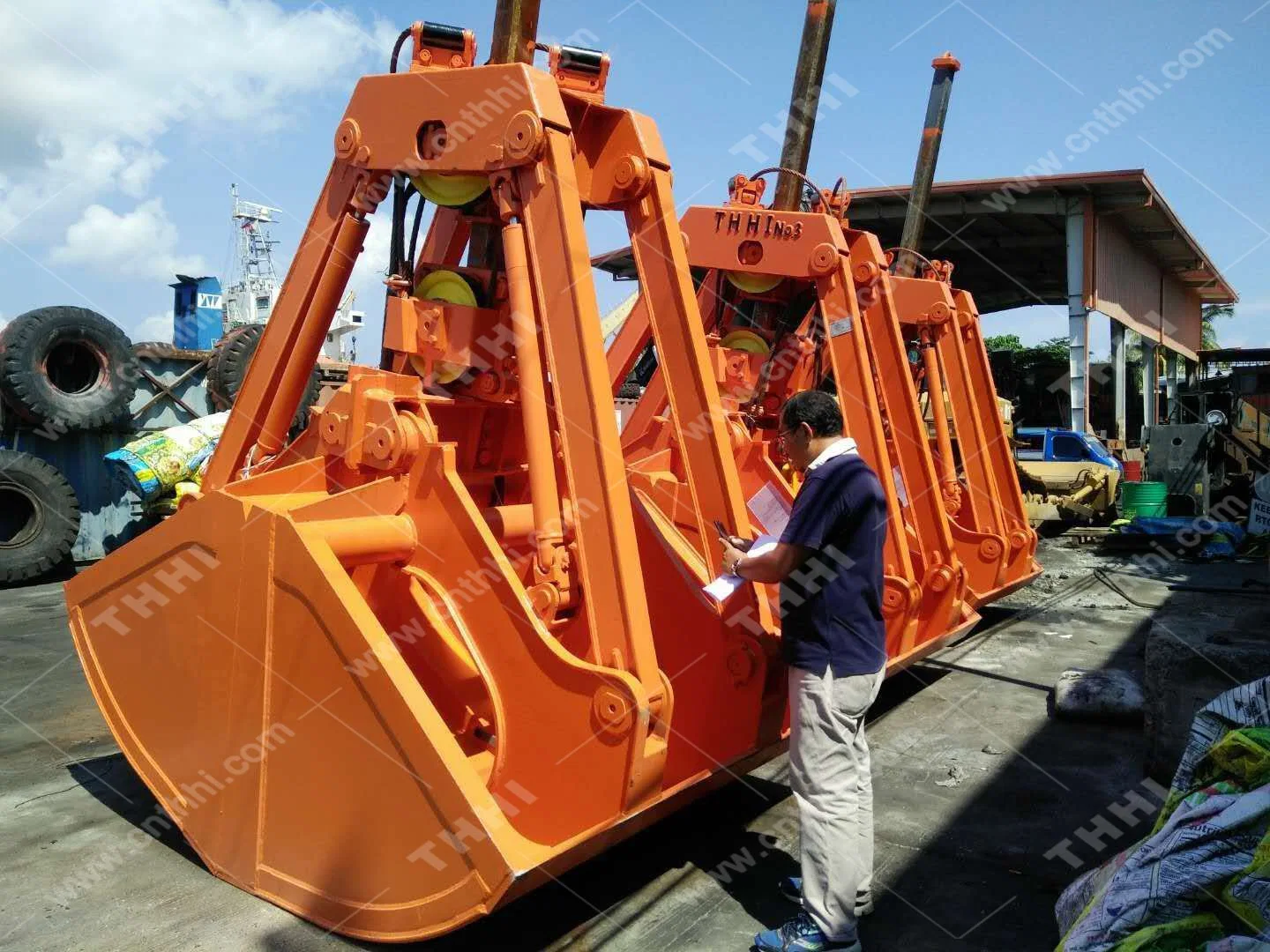 El cable la cáscara de naranja Grab fabricante de la cuchara