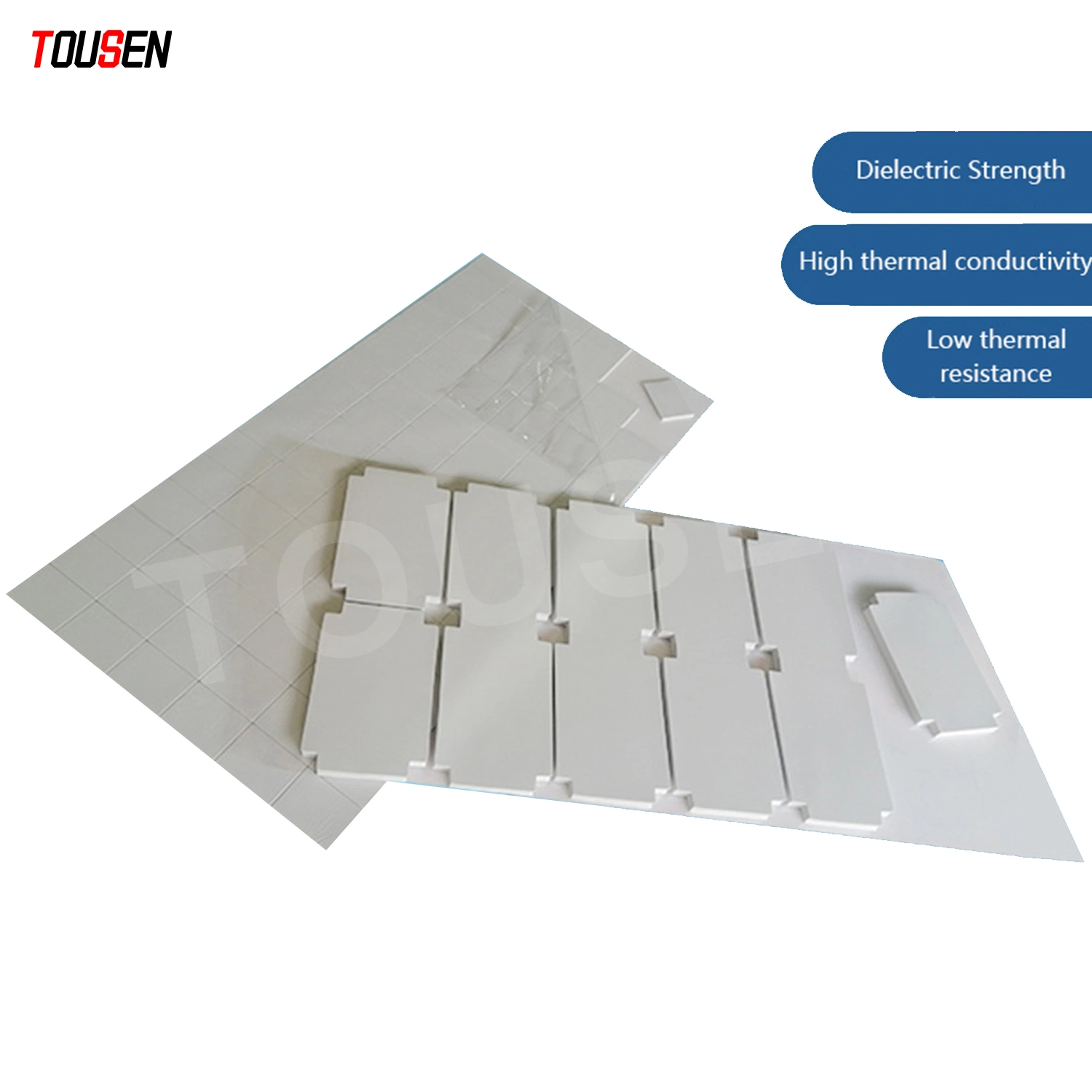 Thermal Silicone Pad Thermal Pads Thermal Interface Material Good Endurance Wholesale/Supplier Customized with Long Life for GPU CPU Motherboard Heatsink Pad