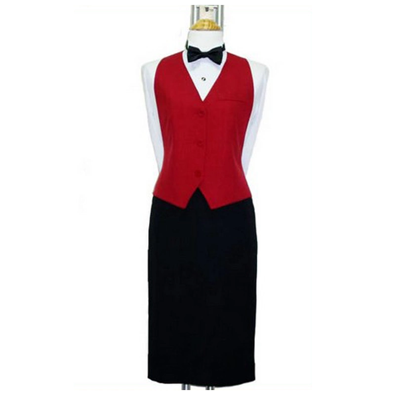 OEM Custom Waiters Waitress Hotel Uniforms/Bar Uniforms