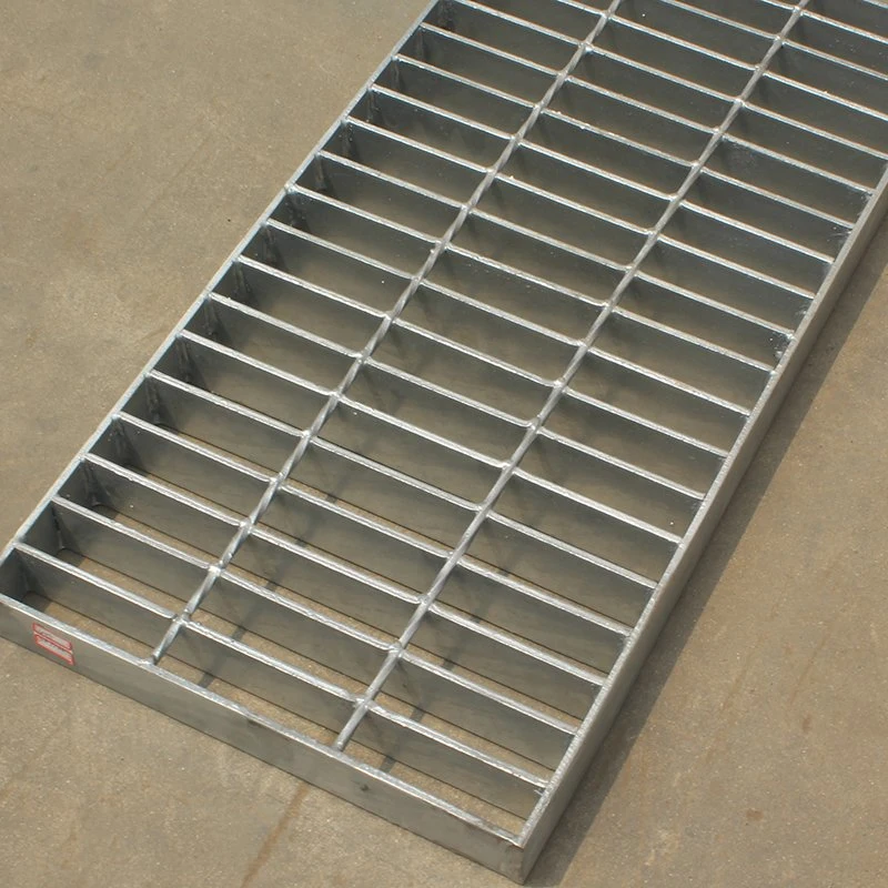 Pick Proof Galvanized Steel Bar Grating Floor Drain Manhole Rainwater Drainage, Customized Trench Drain Cover Grate