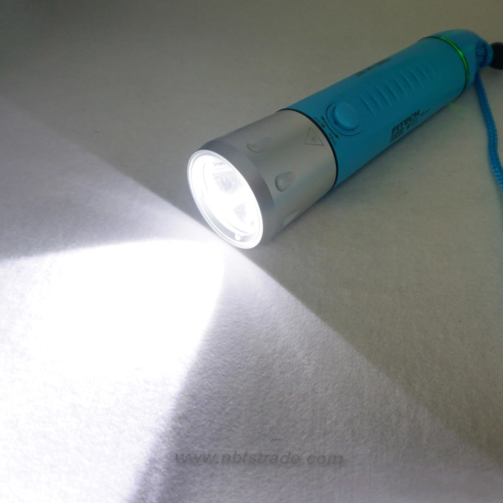 F8 LED Diving Flashlight USB Charge