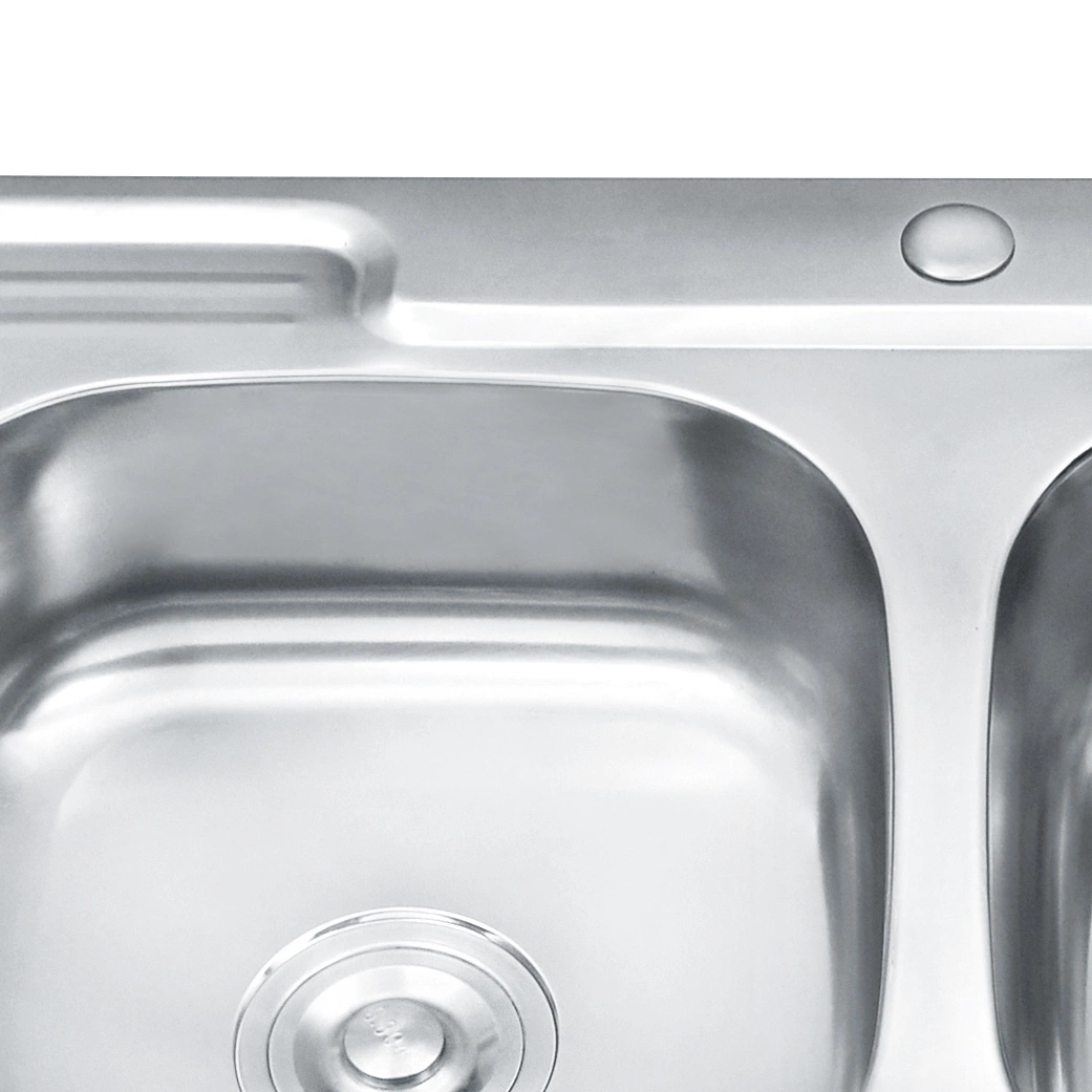 Useful Kitchen Sink Stainless Steel, Large Kitchen Double Sink with Double Drain Plate