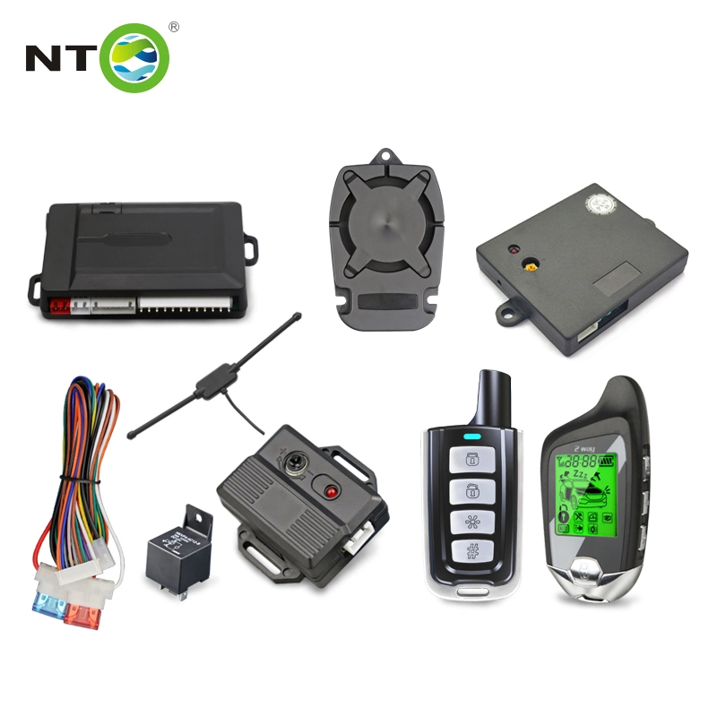 Cheapest LCD Screen Remote Control Two Way Car Alarm System