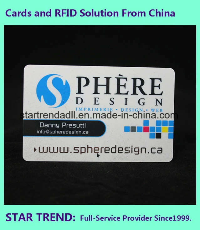 Clear Card with Magnetic Stripe and Emboss